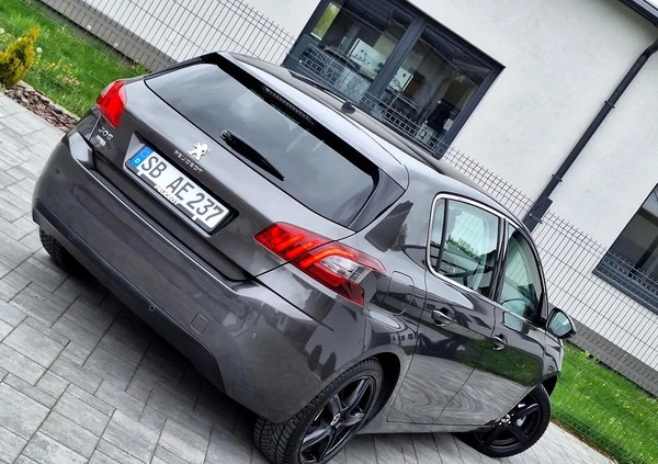 Peugeot 308 cena 45900 przebieg: 70000, rok produkcji 2018 z Radom małe 407